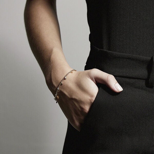 Armbånd : Panna : Guldbelagt