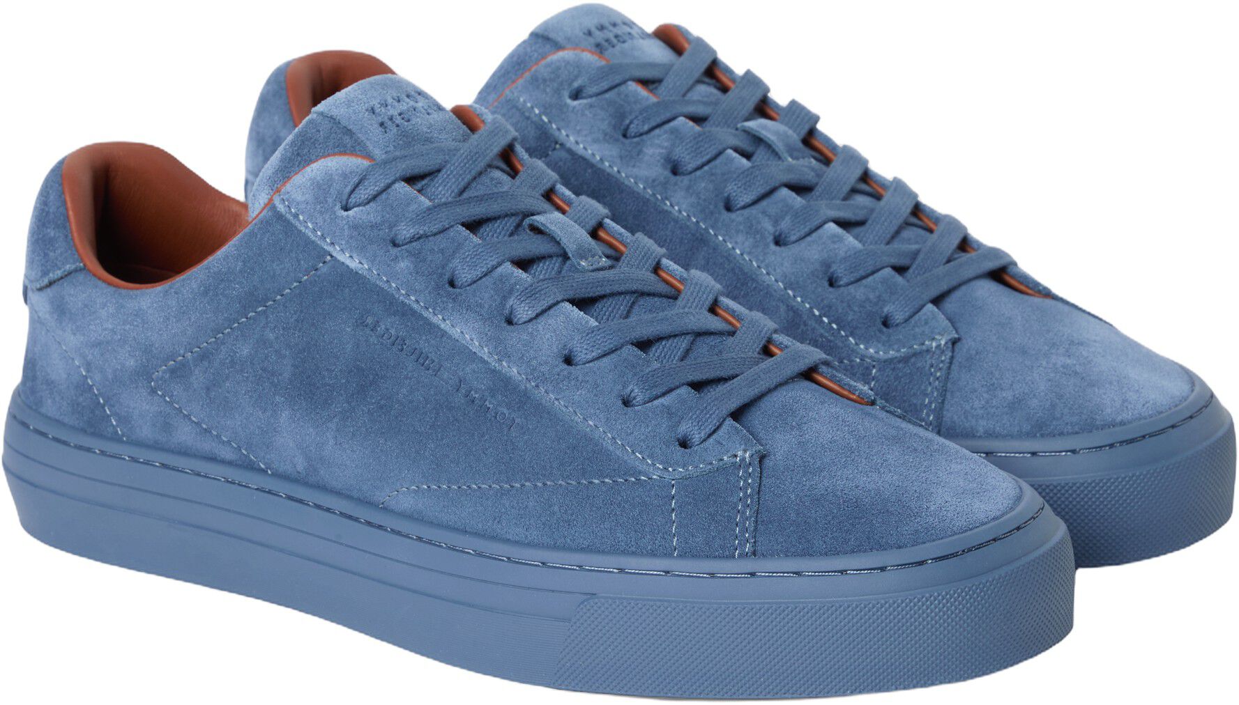 Premium Debossed Suede Trainers