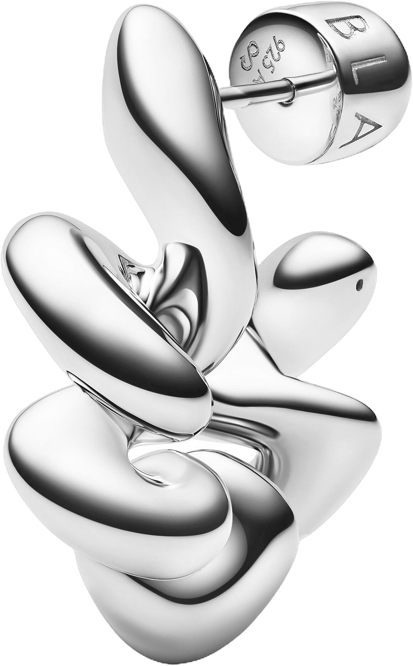 Coil Hoops Medium Silver - PAIR