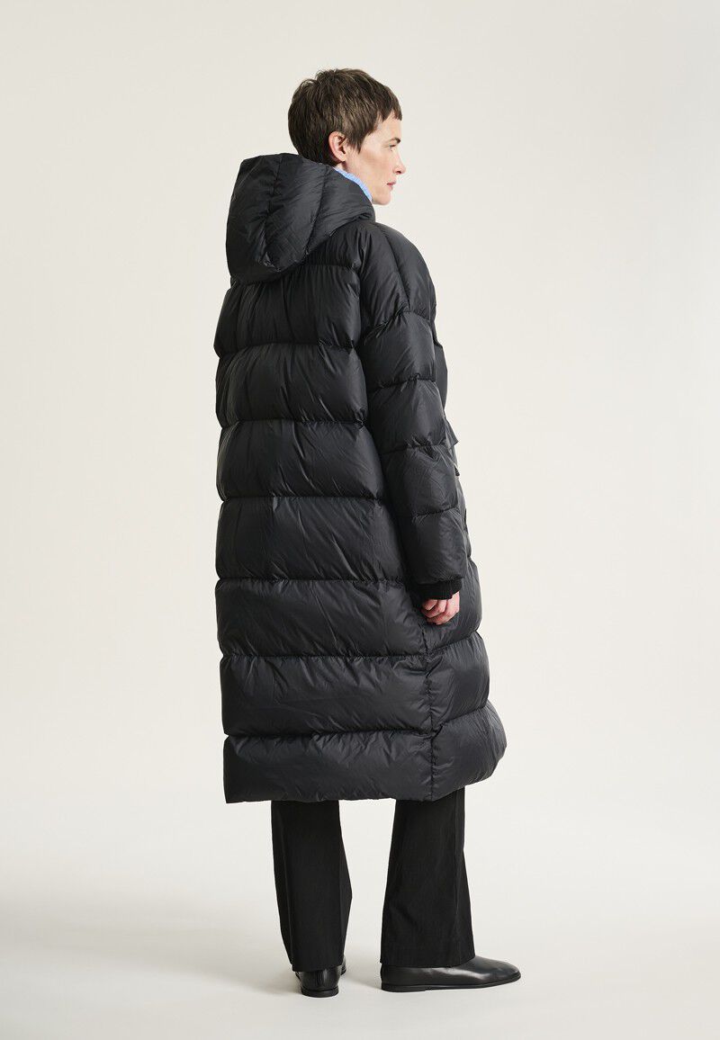 Feather down frakke med lommer