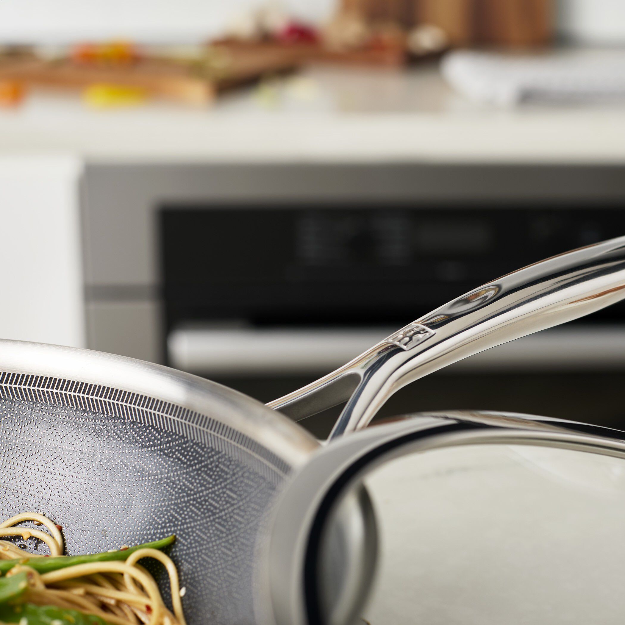 Wok 30 cm, 18/10 stainless steel