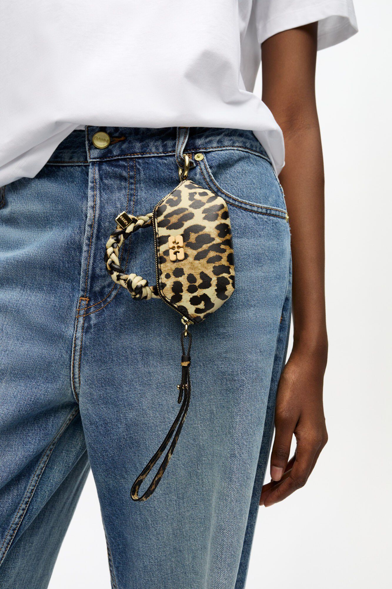 Ganni Bou Bag Nano Metallic