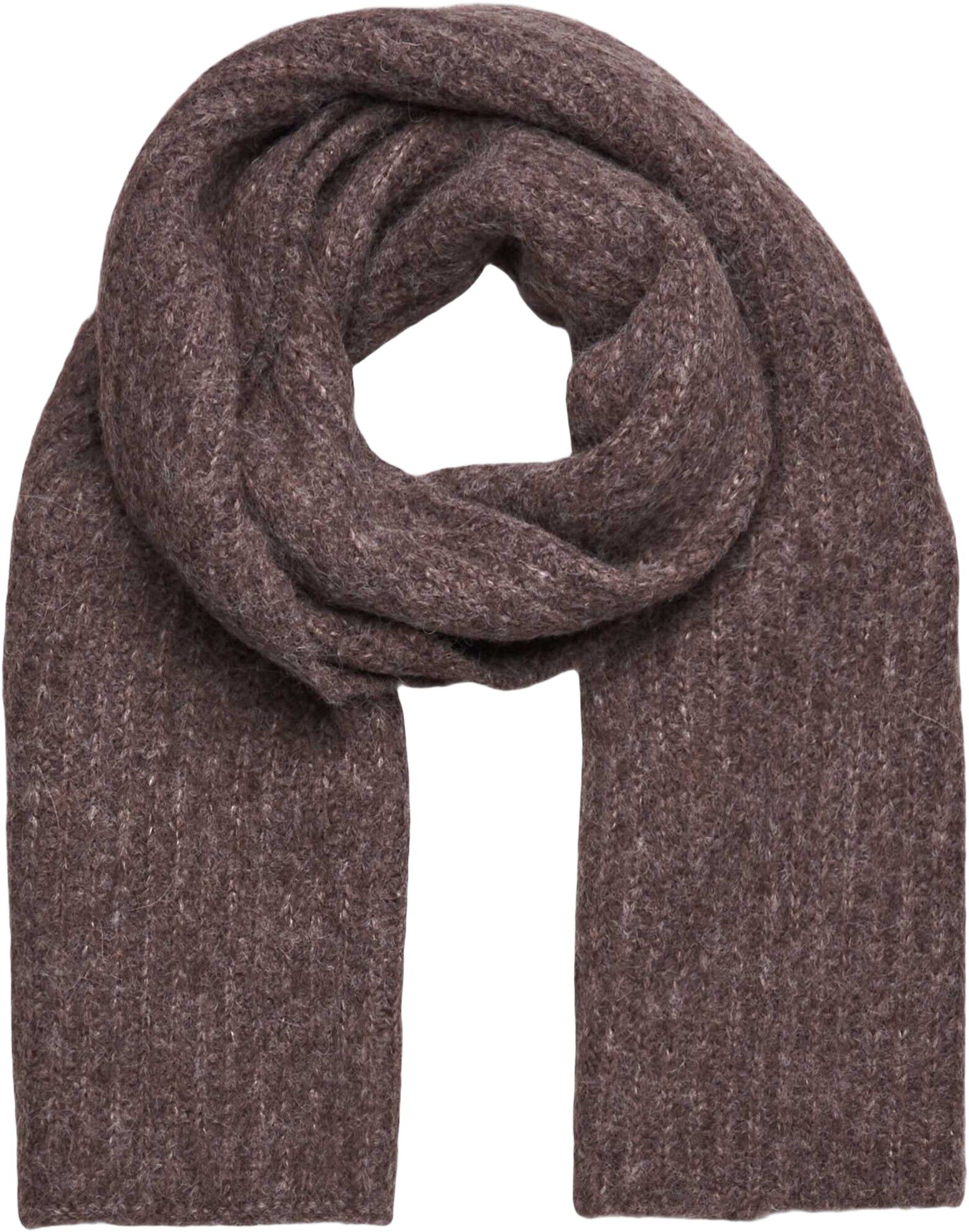 RWTulip Wool Blend Rib Knit Scarf