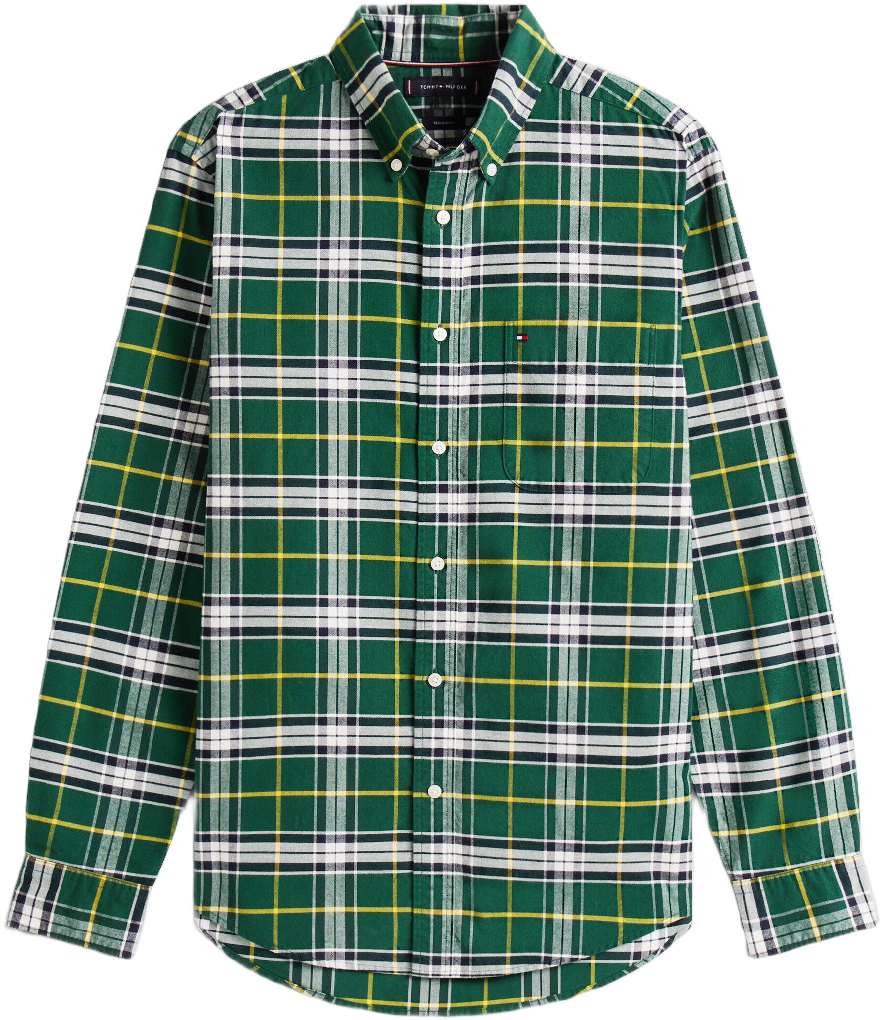 BRUSHED OXFORD CHECK RF SHIRT
