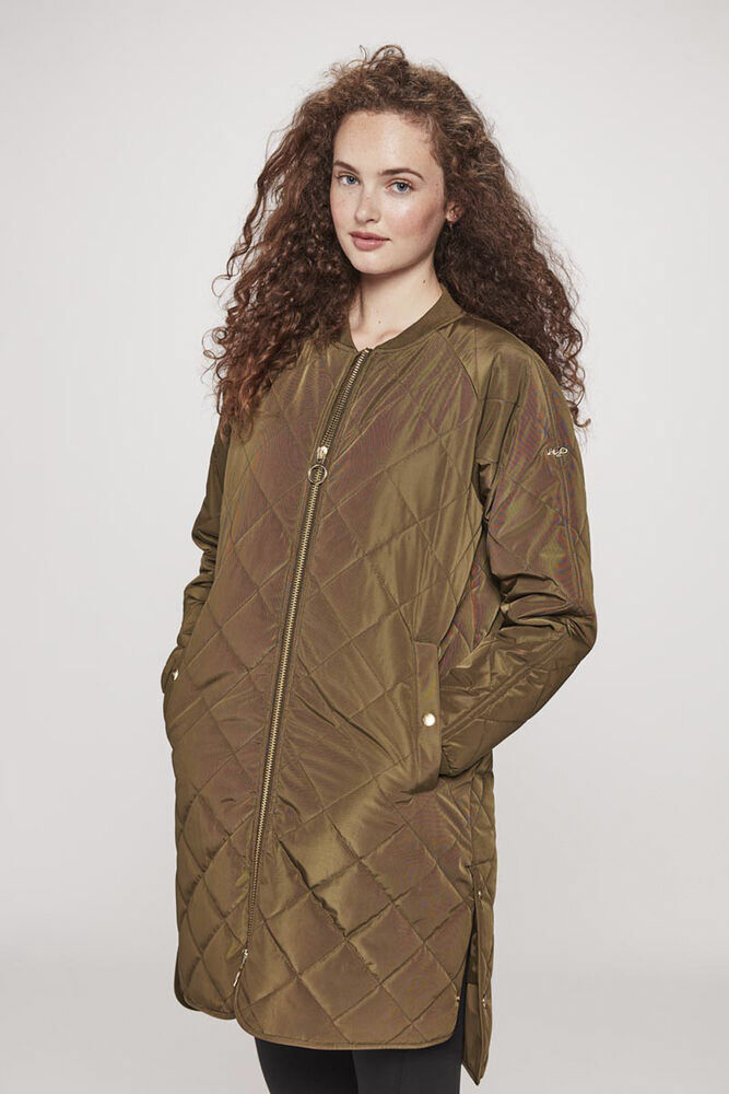 Rubina Quilted lang overgangsjakke