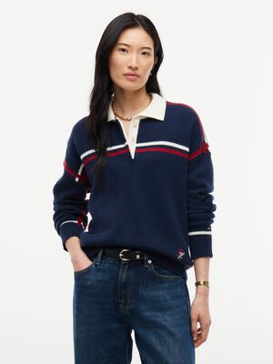 RWB POLO BOXY FIT SWT