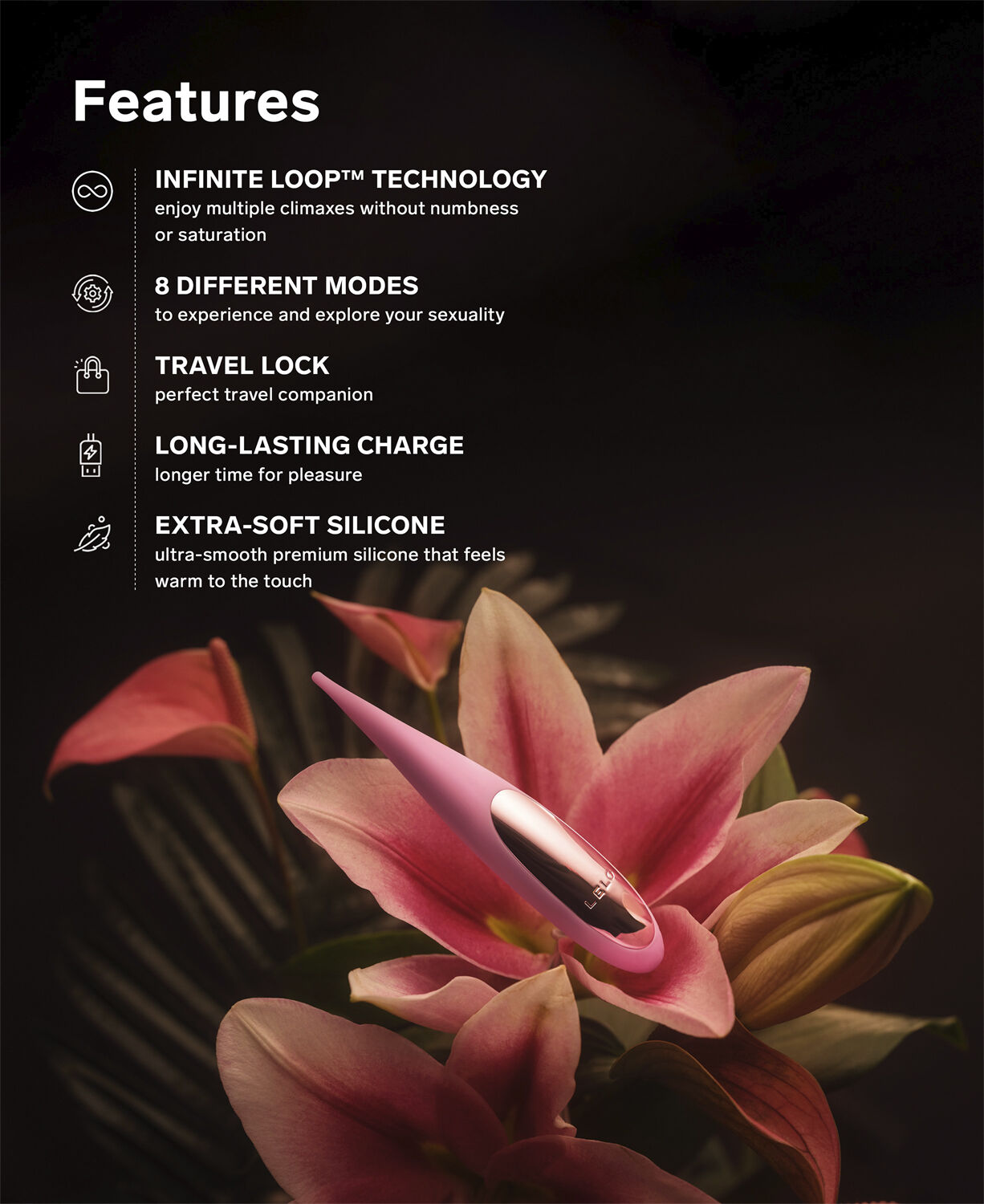 LELO DOT Travel Klitoris Vibrator - Pink