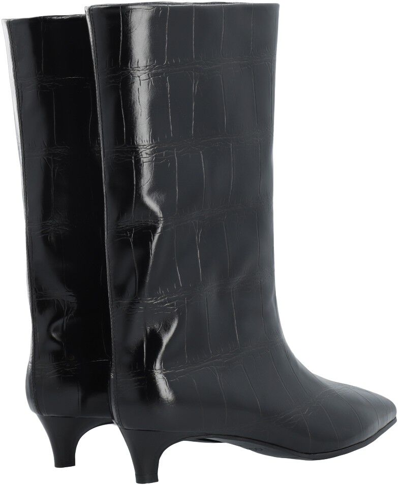 BIAAMELIA Wide Mid Pull On Boot Faux Leather