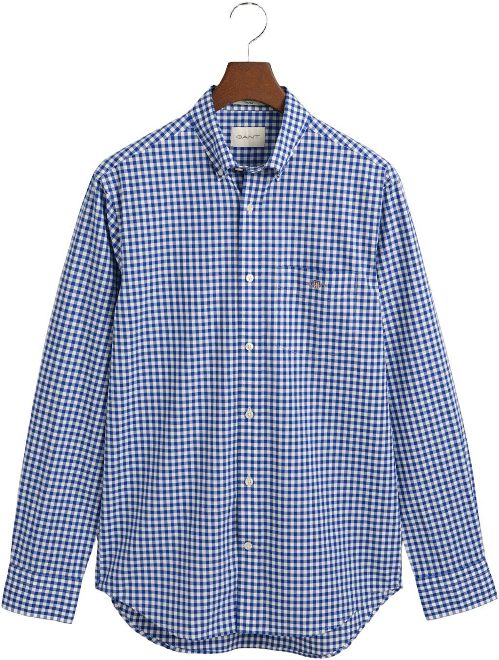 REG CLASSIC POPLIN GINGHAM SHIRT