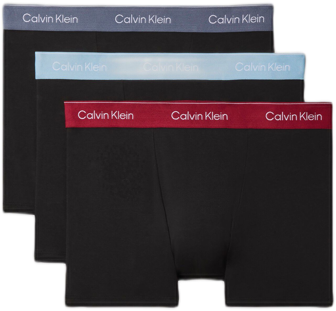 3 Pack Relaxed Trunks - Icon Cotton Stretch