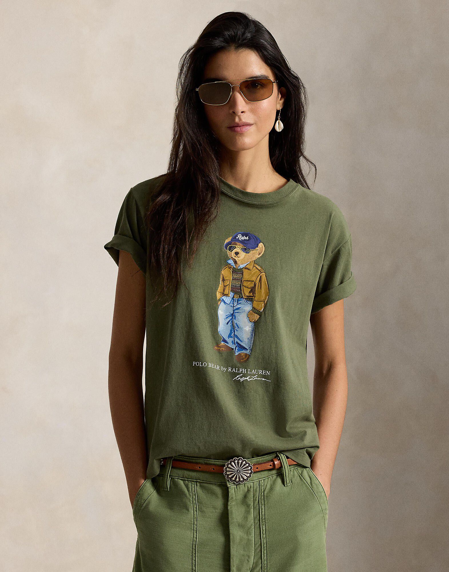 Polo Bear Cotton Jersey Tee