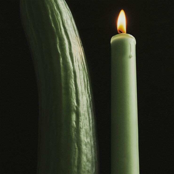 LOEWE Cucumber Wax Candlehold