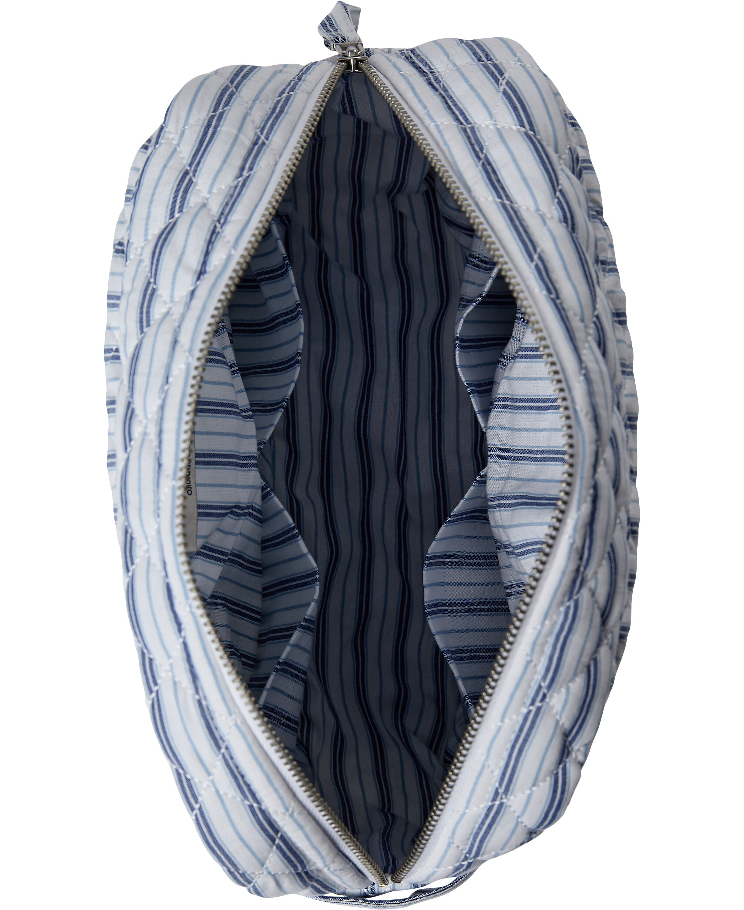 Moira 1 Make up bag Blue Stripe small