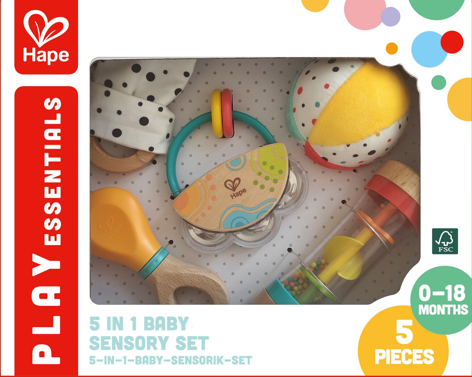 Hape 5 In 1 Baby Sensory