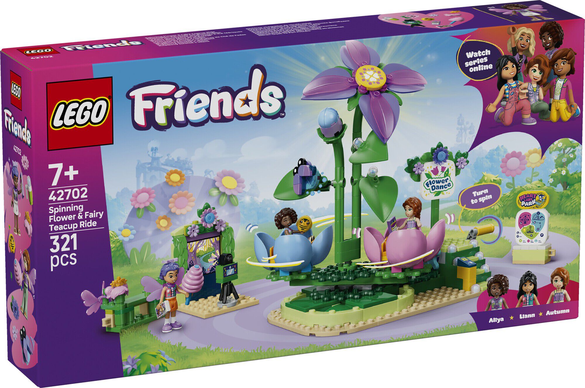 Tekop-karrusel med blomster og feer 42702