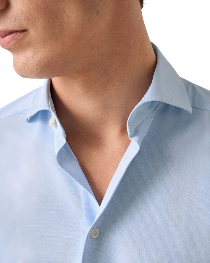 White Four-Way Stretch Shirt - Slim Fit