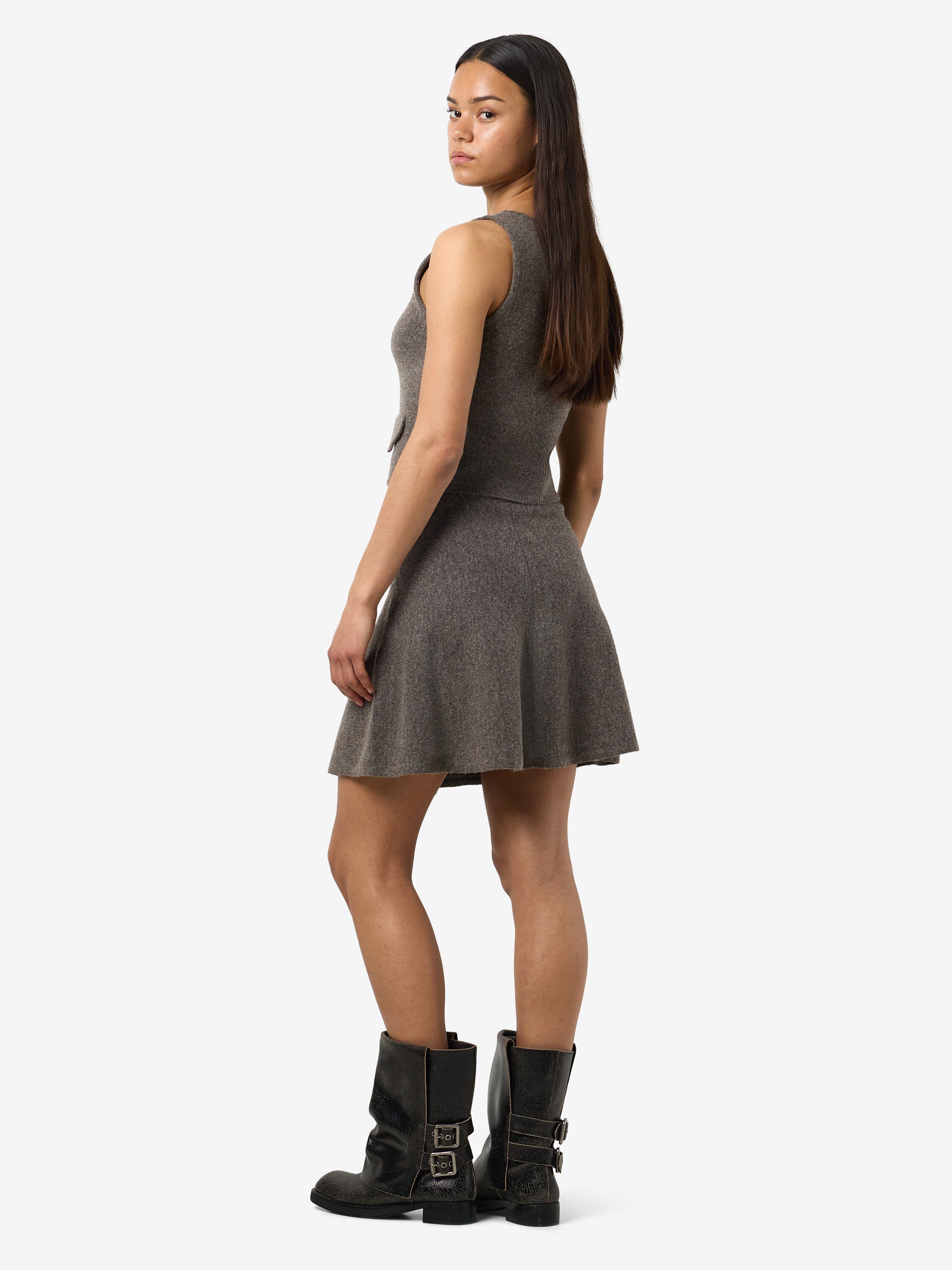 NMSLOAN NW SHORT KNIT SKIRT FWD