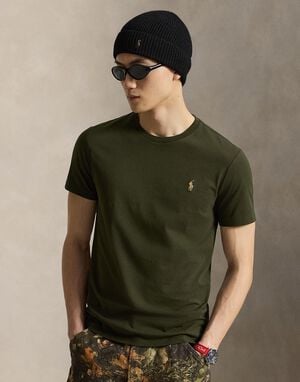 Custom Slim Fit Jersey Crewneck T-Shirt
