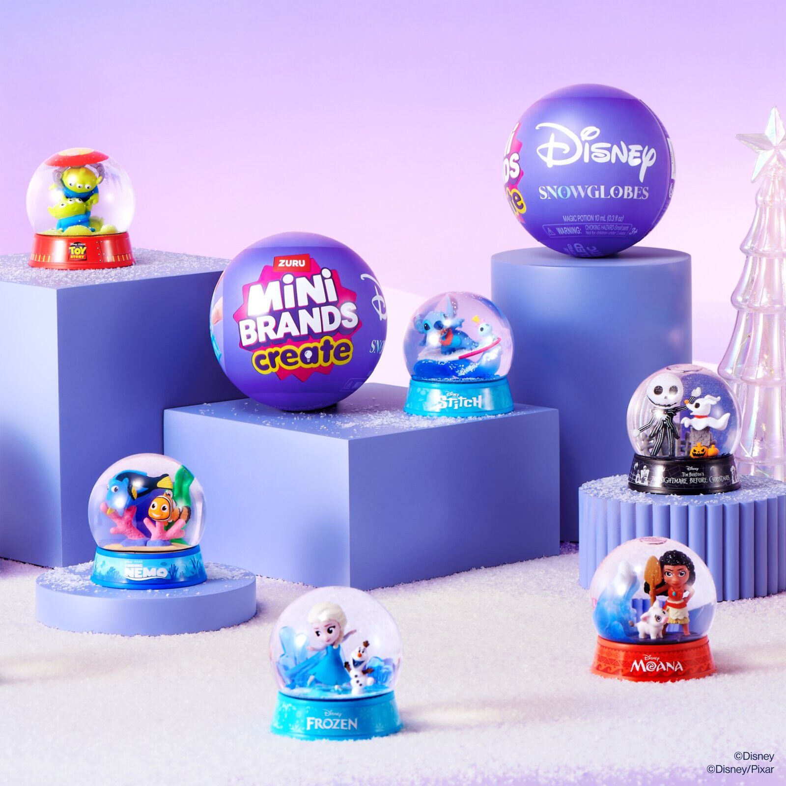 Mini Brans Snow Globes