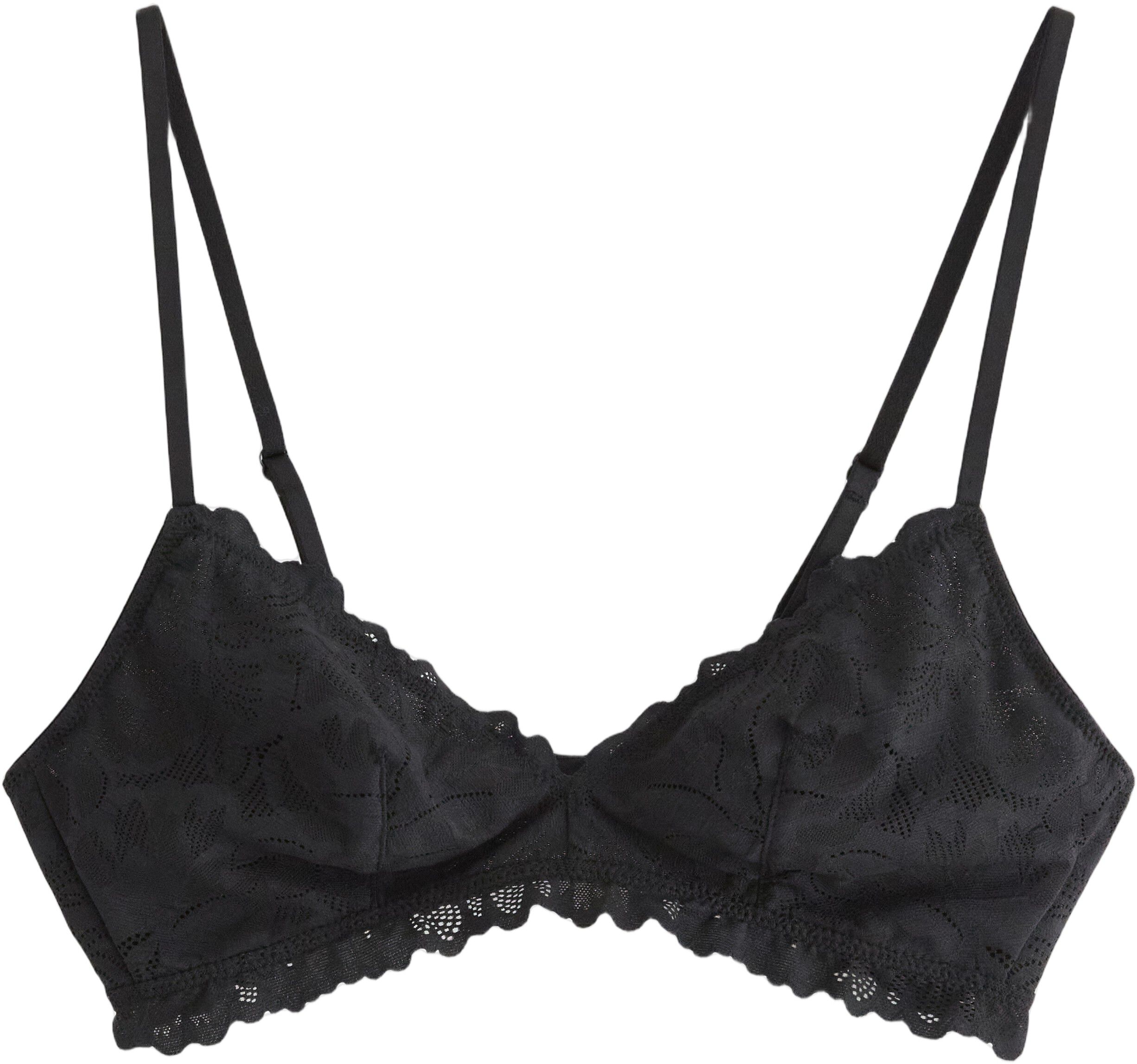 Super soft unpadded soft bra with m