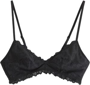 Super soft unpadded soft bra with m