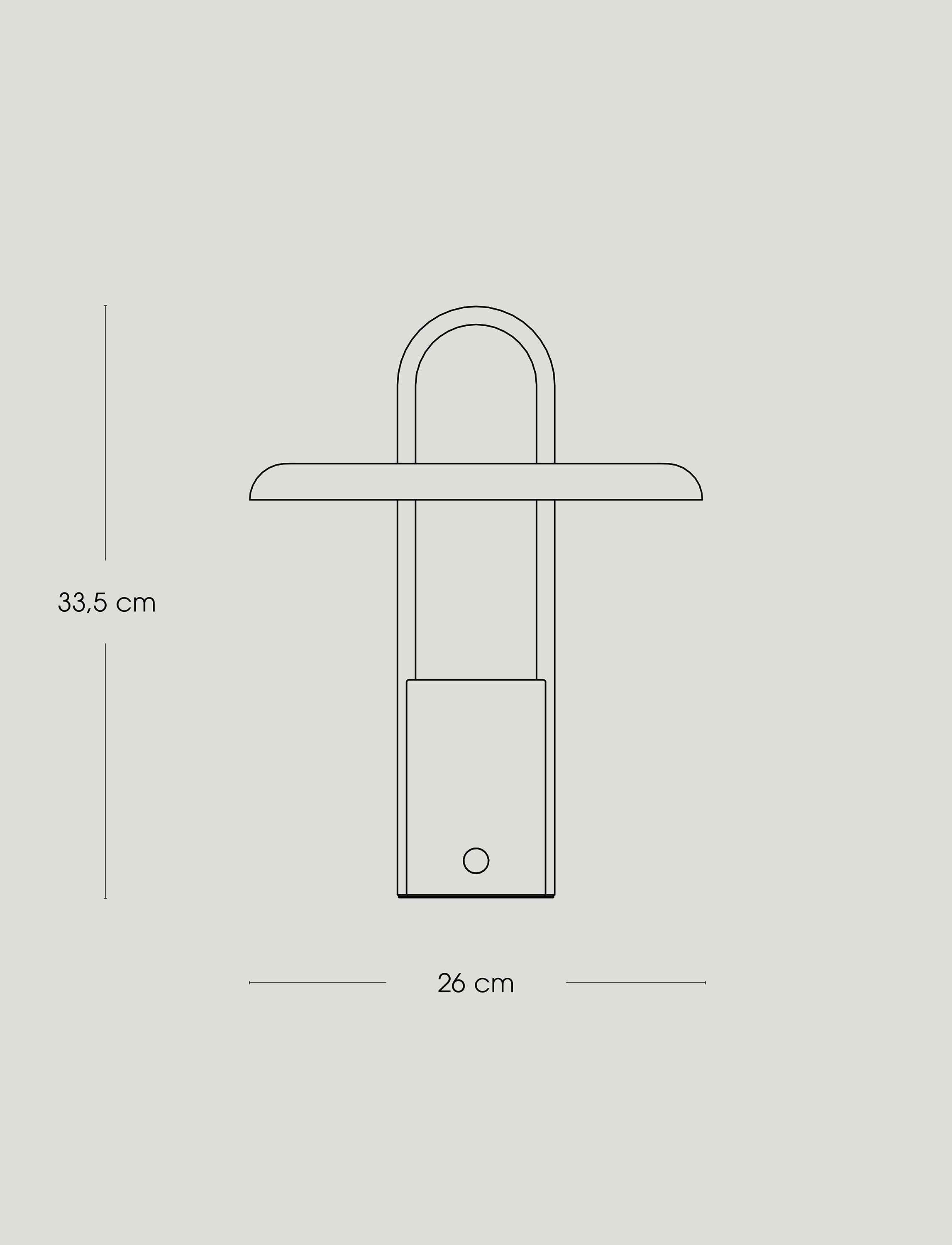 Pier portable LED Table Lamp H33,5