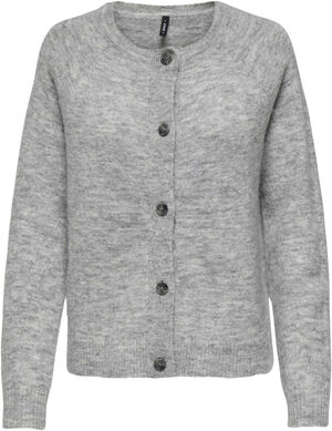 ONLALLISON LS O-NECK CARDIGAN EX KN