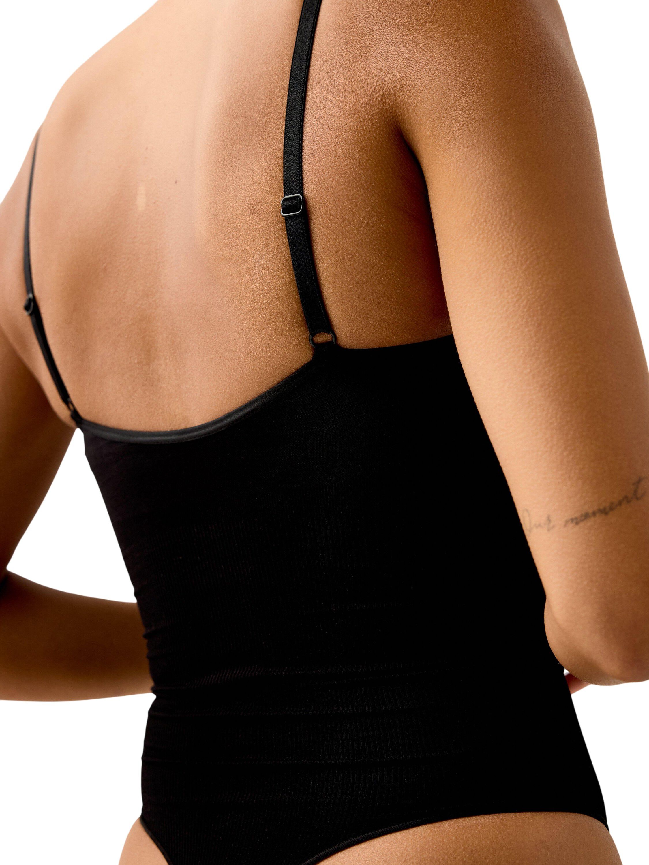 Shaping-bodystocking med g-streng og zonest&oslash;tte