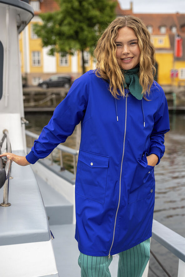Danemarselisborg Brushed Shell Parka Deep Blue