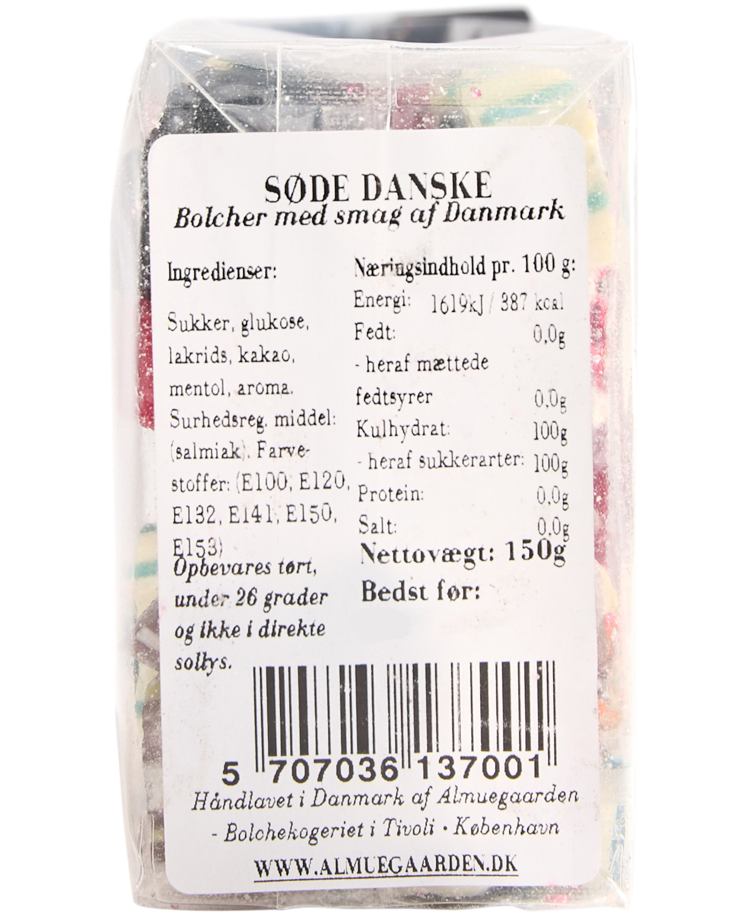 Turist-Gave&aelig;ske med danske flag, H. C. Andersen og andre national bolc