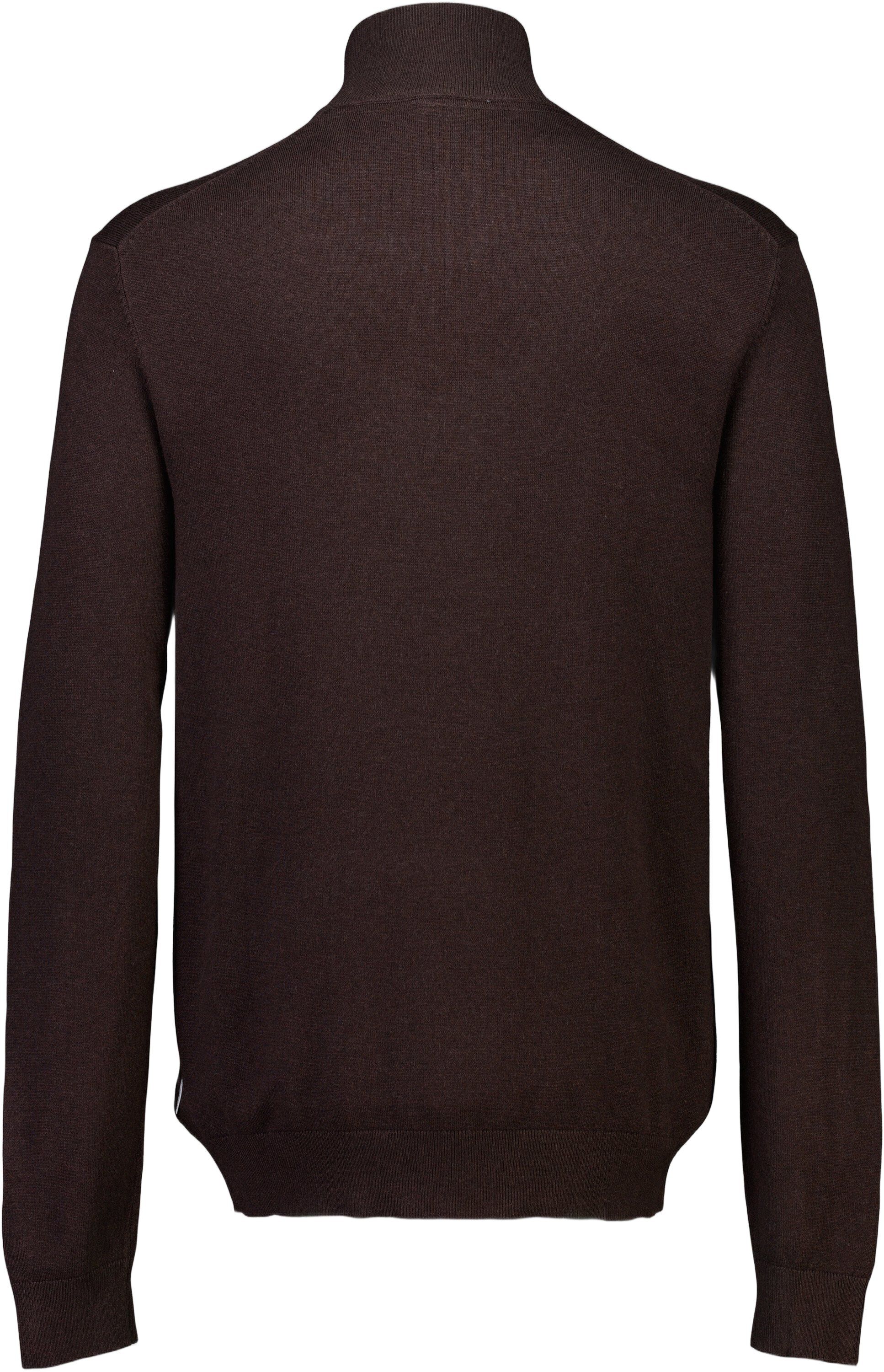 Ecovero half zip L/S knit