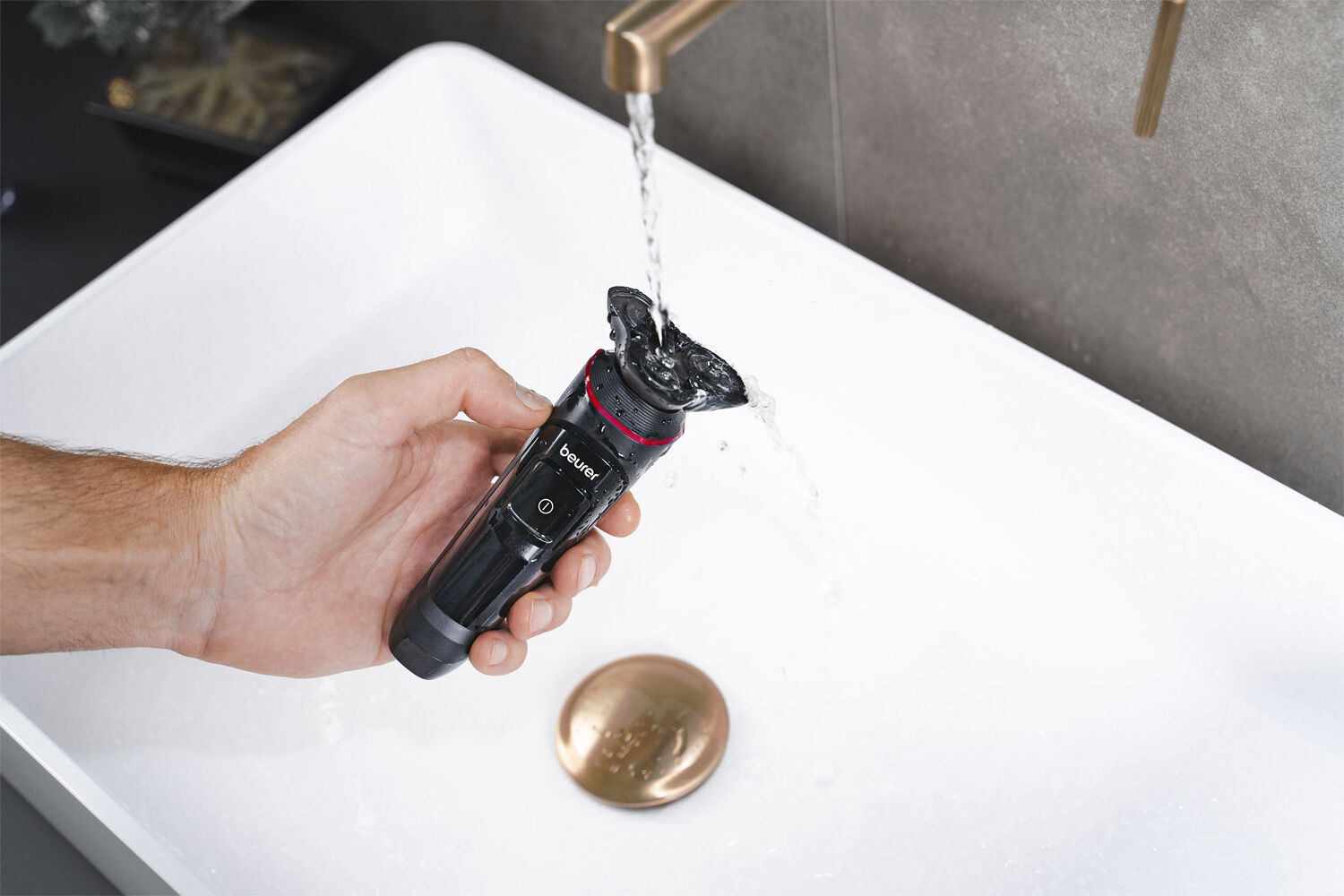 MN8X Men Care Barbermaskine med roterende hoveder