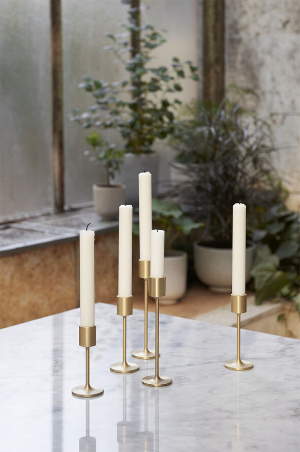 Collect Candleholder SC58, Brass. H13cm.