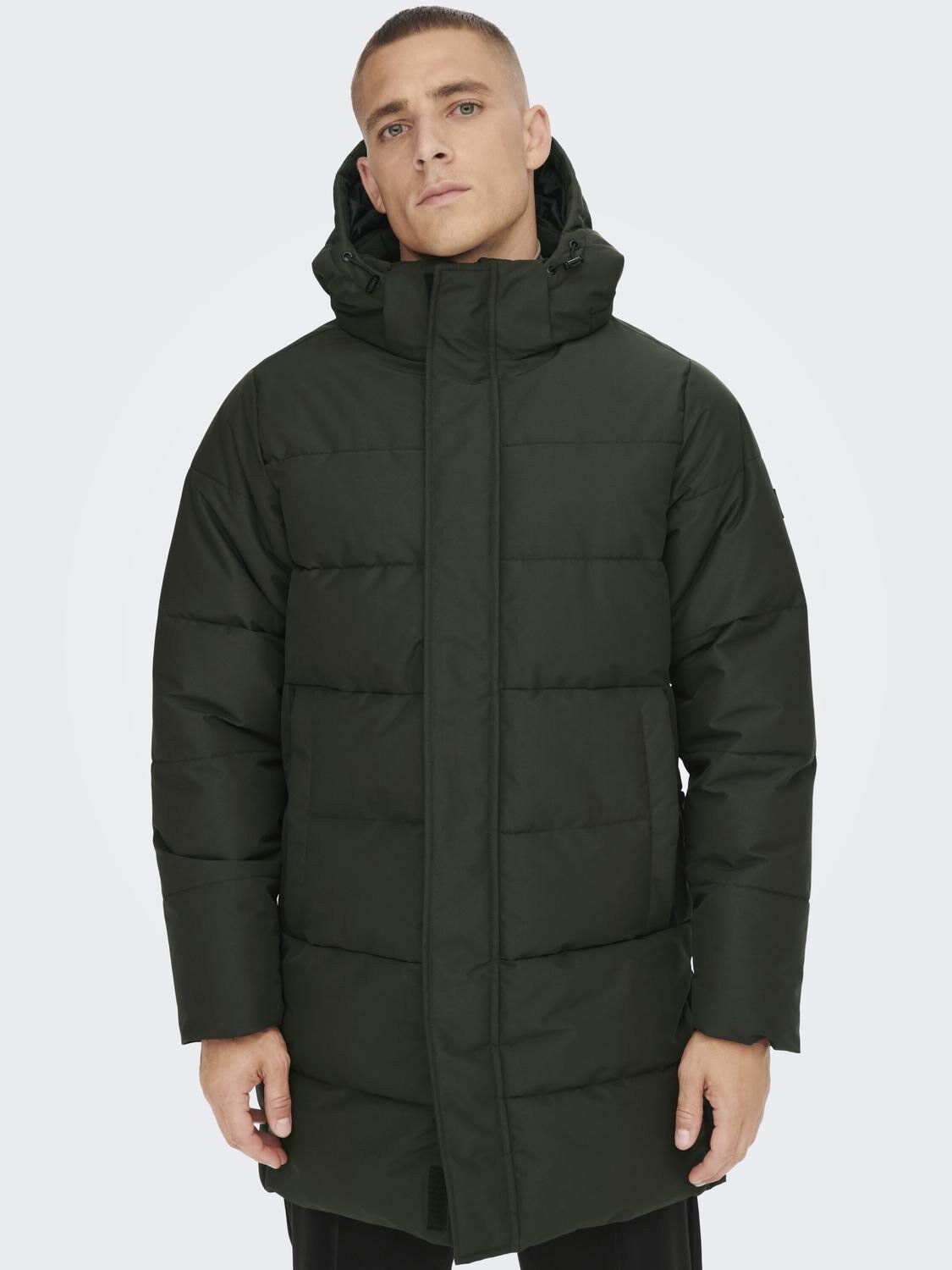 ONSCARL LIFE LONG QUILTED COAT OTW