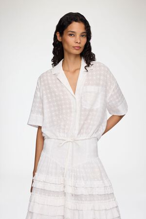Broderie Anglaise Cropped Bowling S