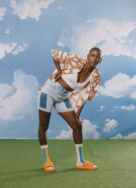 Strømper - Rainbow Cake