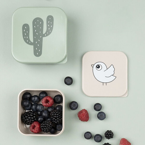 Snackbokse 3 stk. Lalee Sand mix