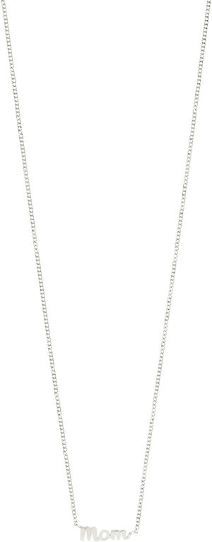 MOM recycled necklace silver-plated