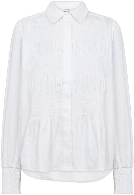 LR-ISLA SOLID 117 Skjorte Hvid