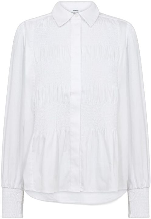LR-ISLA SOLID 117 Skjorte Hvid