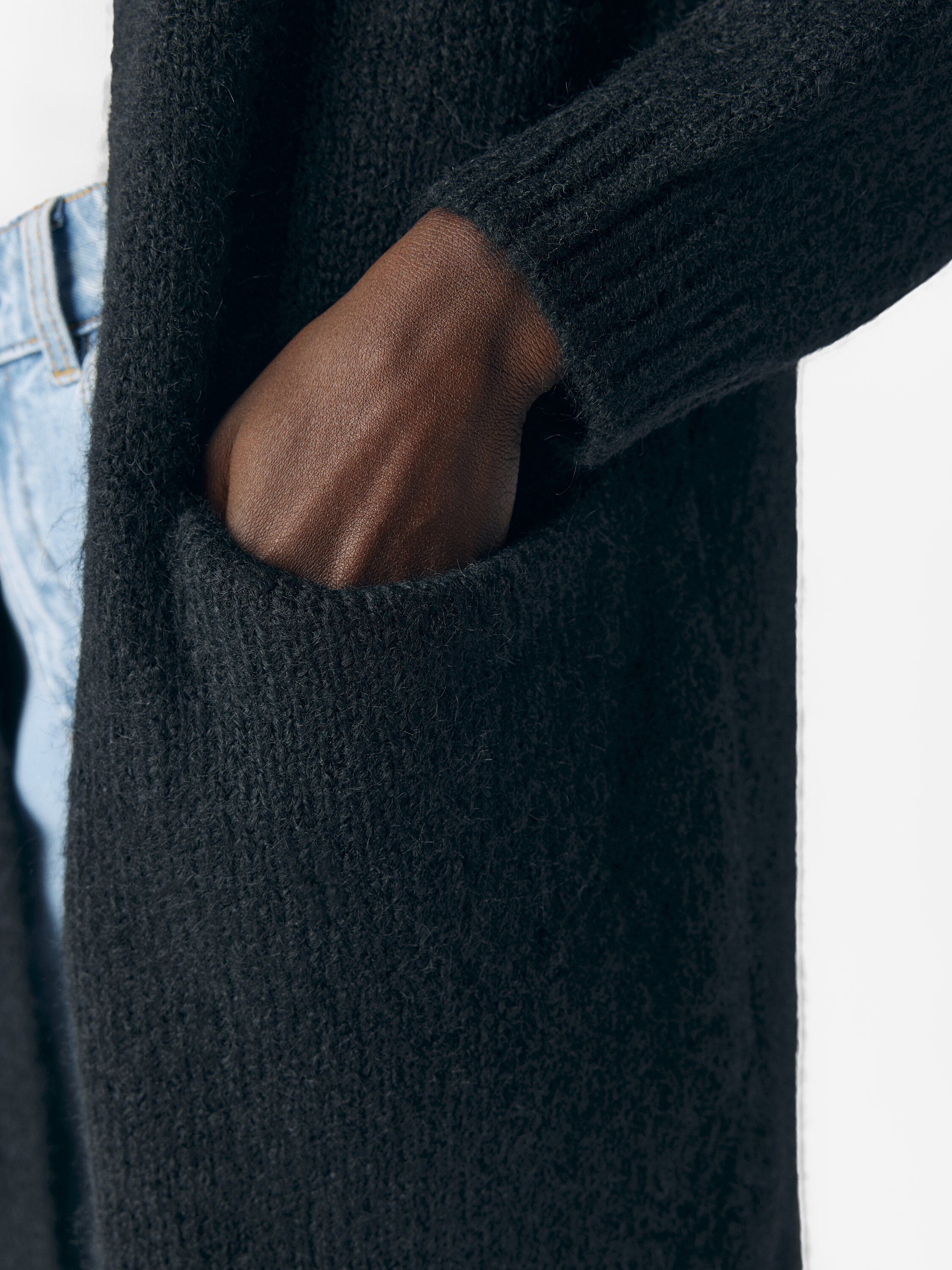 OBJMILU LS LO LONG KNIT CARDIGAN NO