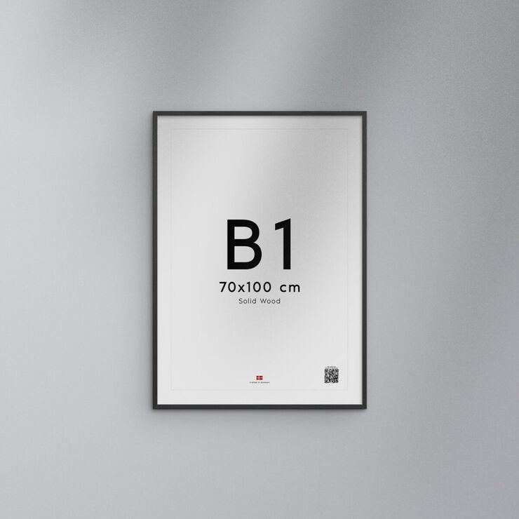 Poster&Frame - Oak black 70x100cm