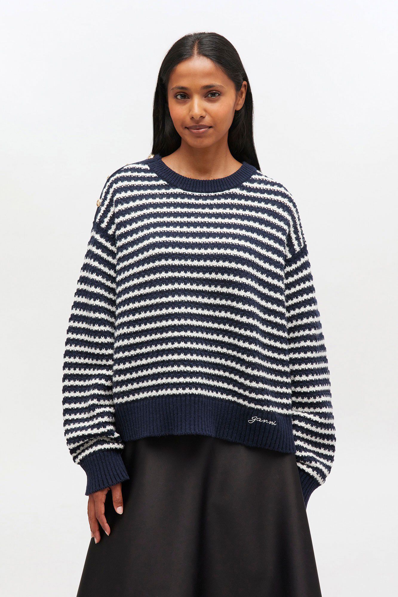 Cotton Wool Stripe Sweater