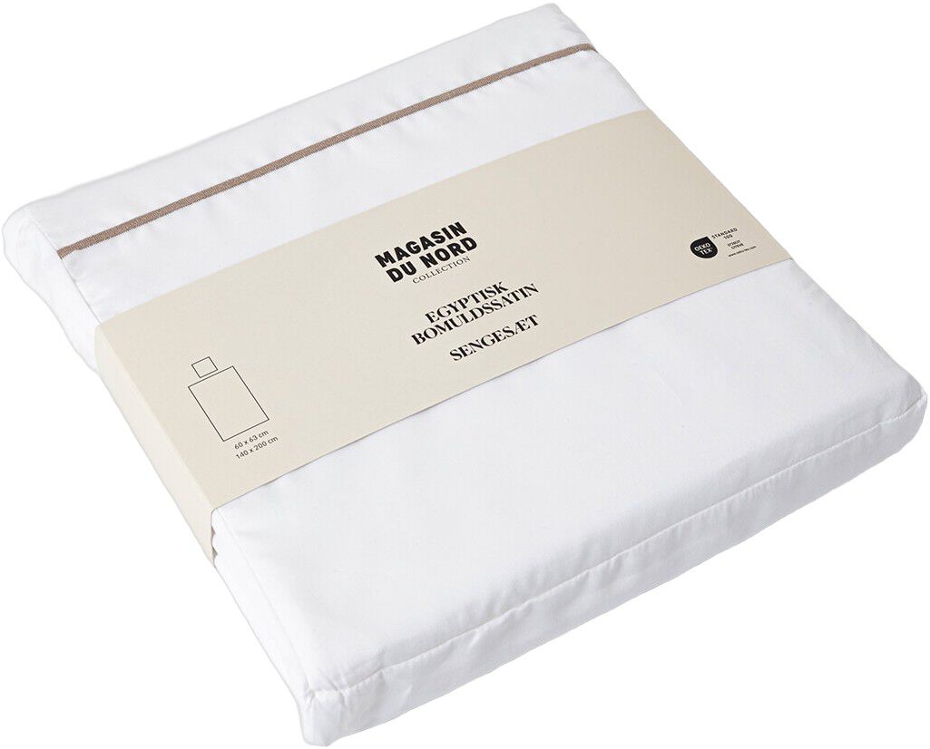 Egyptisk senges&aelig;t med broderet stikning