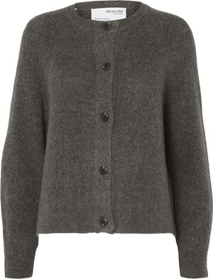SLFLULU LS ALPACA BLEND KNIT SHORT CARDIGAN B NO