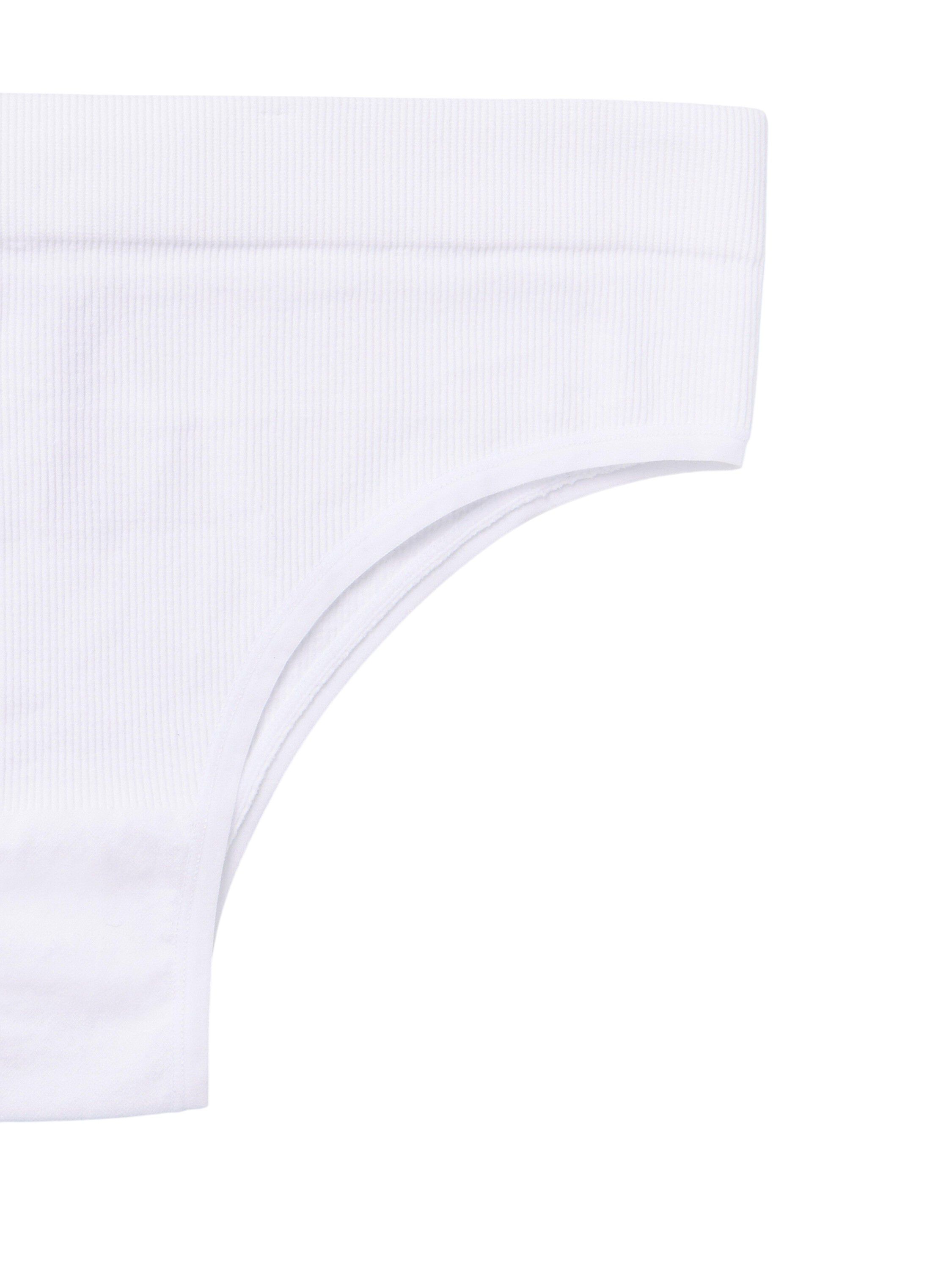 Ribbede brasilianske trusser uden s&oslash;mme med h&oslash;j talje