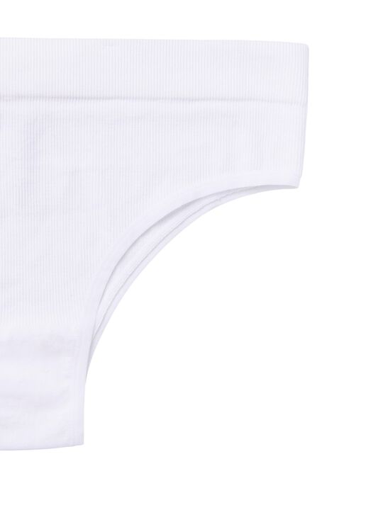 Ribbede brasilianske trusser uden sømme med høj talje