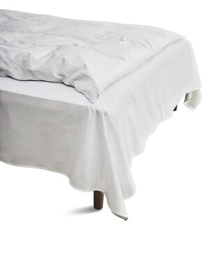 Percale Fladt lagen hvid 150x250 cm