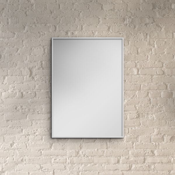 White Wood Mirror