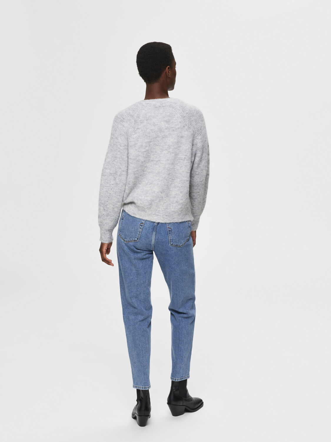 SLFLULU LS ALPACA BLEND KNIT SHORT CARDIGAN NOOS